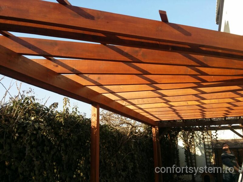 Copertine retractabile, marchize si pergole din lemn – montaj profesional