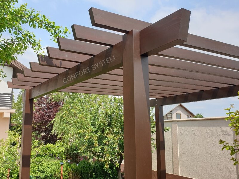 Copertine retractabile, marchize si pergole din lemn – montaj profesional