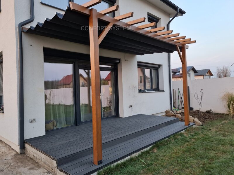 Copertine retractabile, marchize si pergole din lemn – montaj profesional